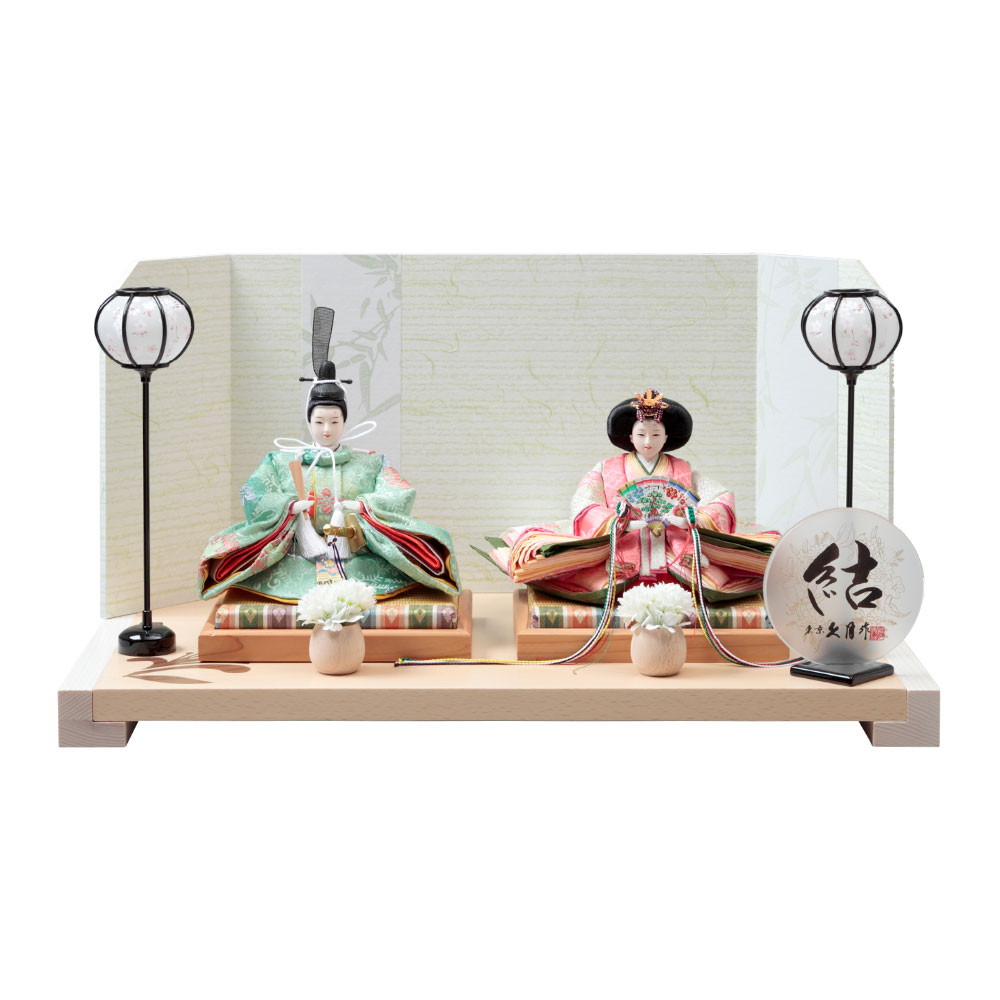 久月作 結 夏若葉 親王飾り 72HC-05 | 雛人形（ひな人形）、五月人形